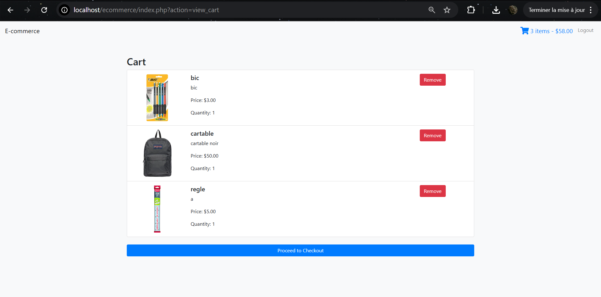 Projet E-commerce capture B